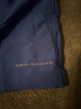 Men's PFG Columbia Athletic Quick-Dry Blue  Shorts